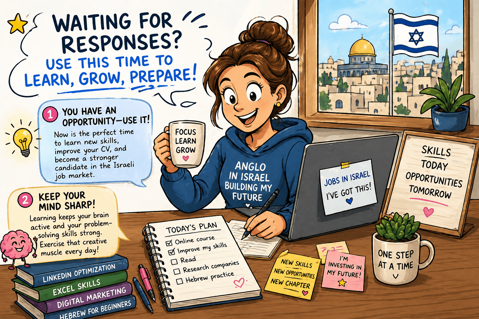What to Do While Waiting for Job Responses in Israel